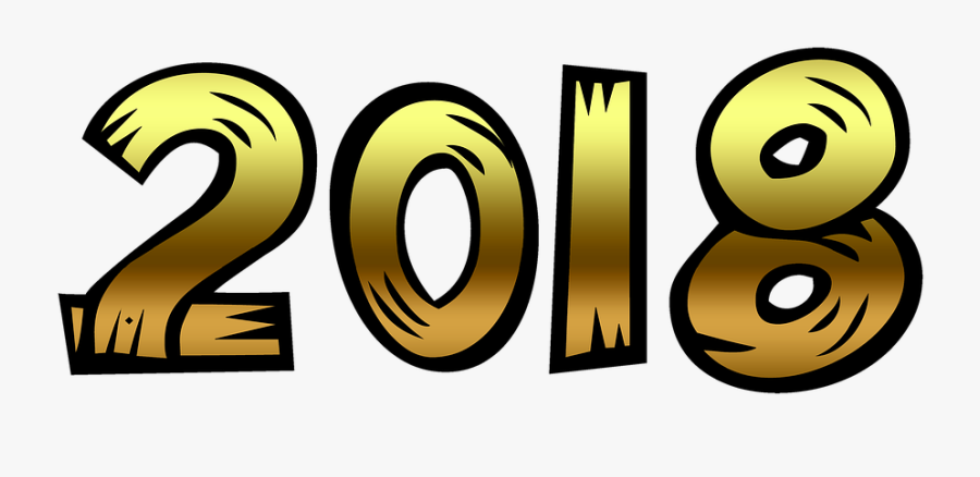 Download 2018 Happy New Year Png Clipart - 2018 Dorado Png, Transparent Clipart