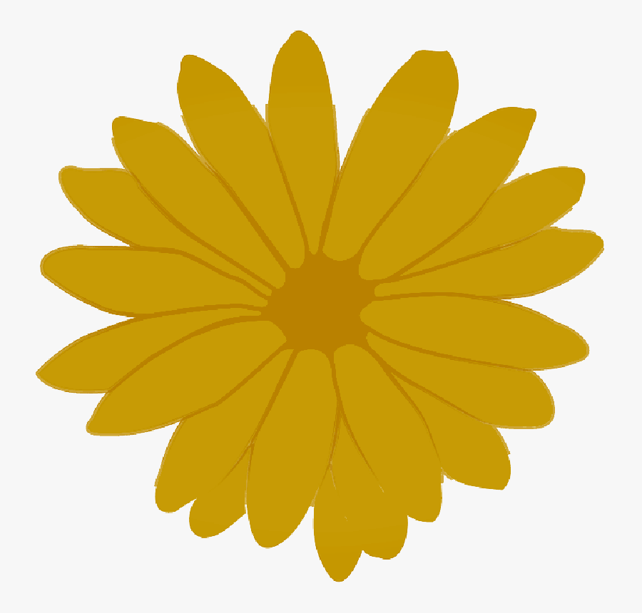 Clip Art Flower - Pink Daisy Clip Art, Transparent Clipart