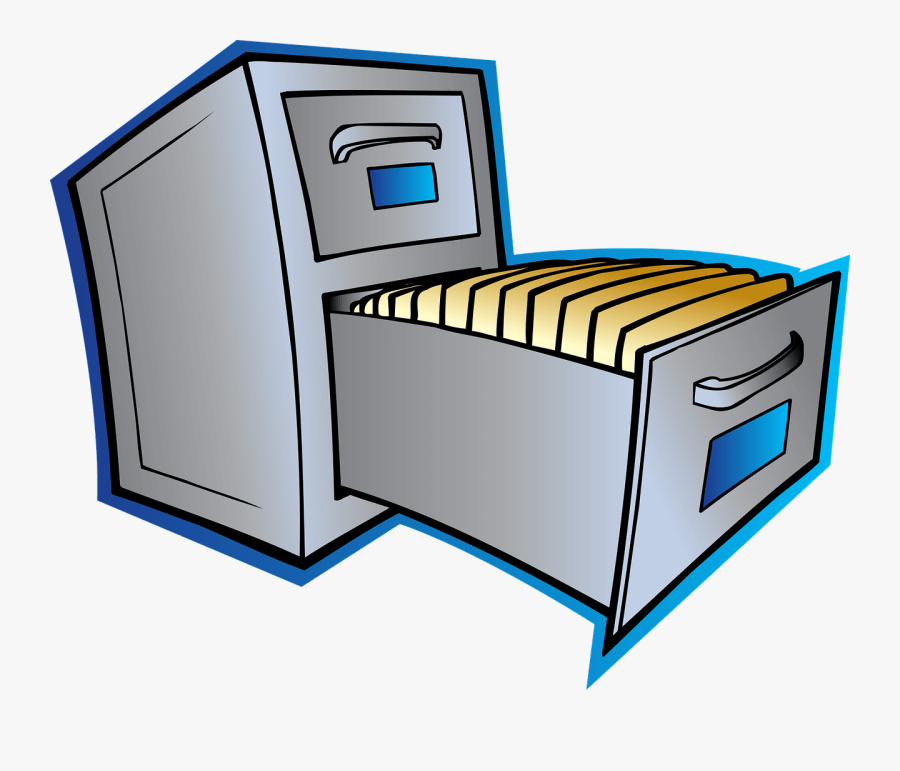 Free To Use & Public Domain Office Clip Art - Filing Cabinet Clipart, Transparent Clipart