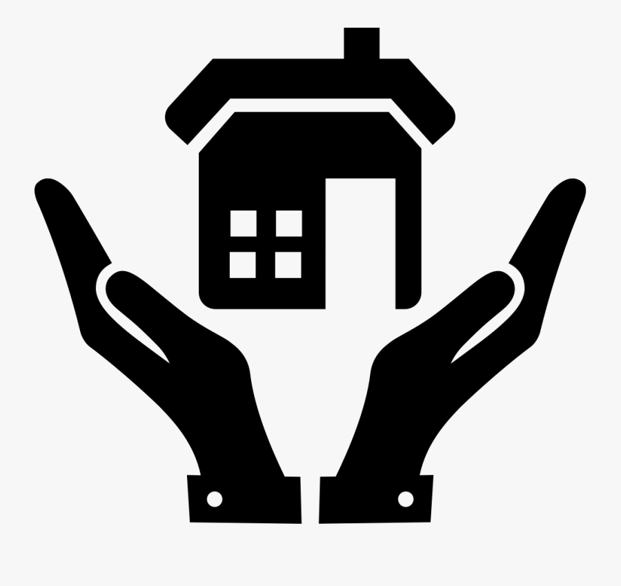 Open Hands And A Home Svg Png Icon Free Download - Open Hands Icon Png, Transparent Clipart