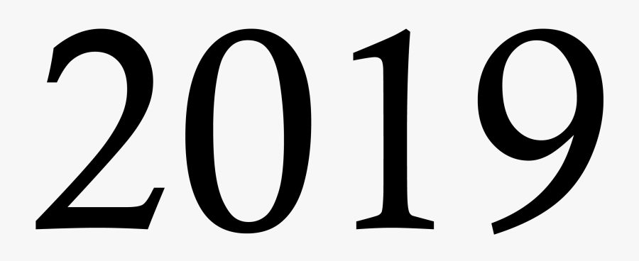 Happy New Year 2019 Greeting Card With Trendy Background, Transparent Clipart