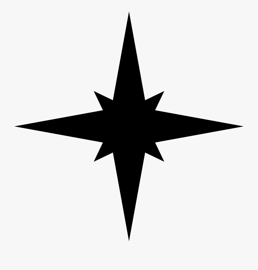 Reminder Star Clipart - Christmas Clipart Png Silhouette, Transparent Clipart