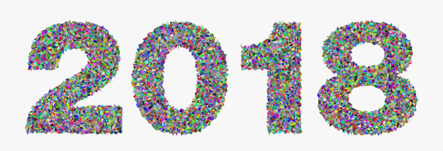 Download 2018 Happy New Year Png Transparent - Circle, Transparent Clipart