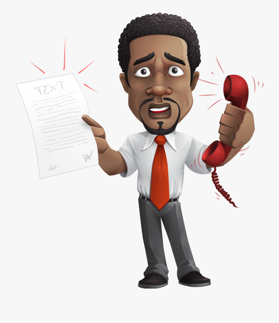 Transparent Businessman Clipart Png - African American Senator Cartoon, Transparent Clipart