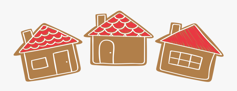 Get A Gingerbread House, Transparent Clipart