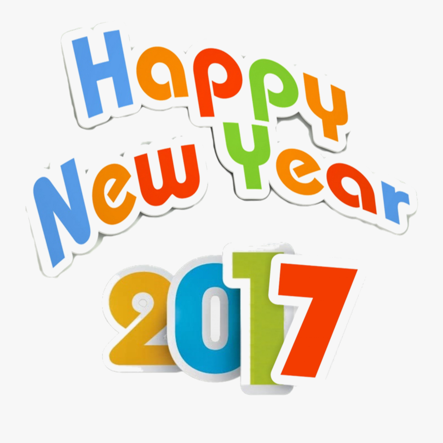 Happy New Year Clipart 2017 - New Year, Transparent Clipart