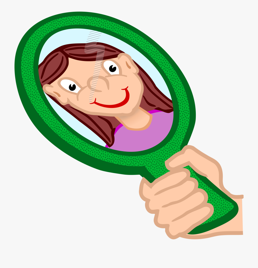 Human Behavior,thumb,cheek - Clipart Mirror Png, Transparent Clipart