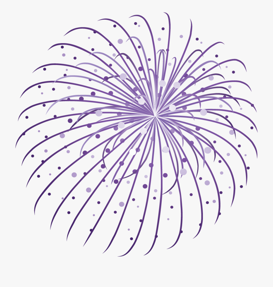 Happy New Year Fireworks Clip Art - Firework Png, Transparent Clipart