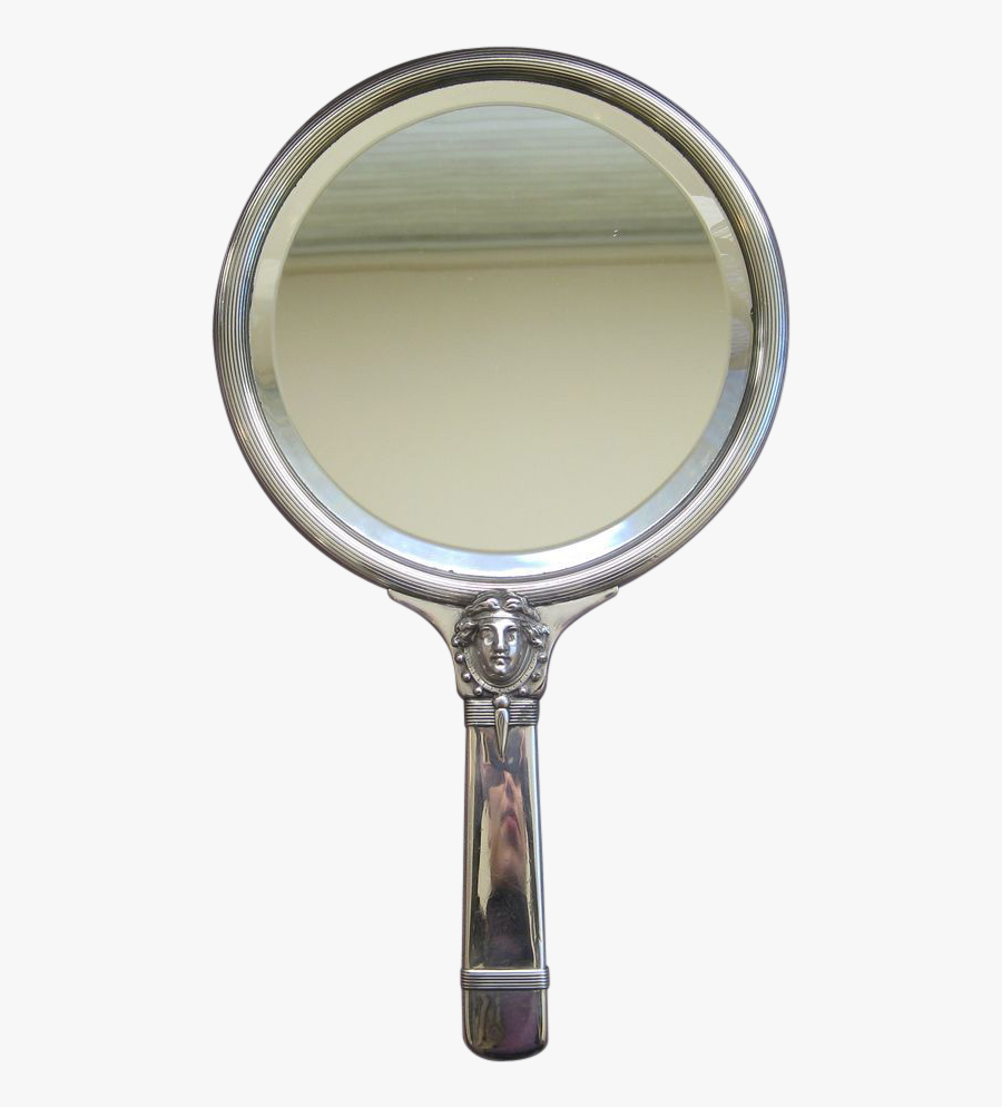 Tiffany & Co Greek Revival Sterling Silver Hand Mirror - Makeup Mirror, Transparent Clipart