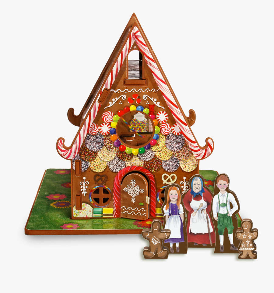 Clip Art Gingerbread House Set - Hansel And Gretel House, Transparent Clipart
