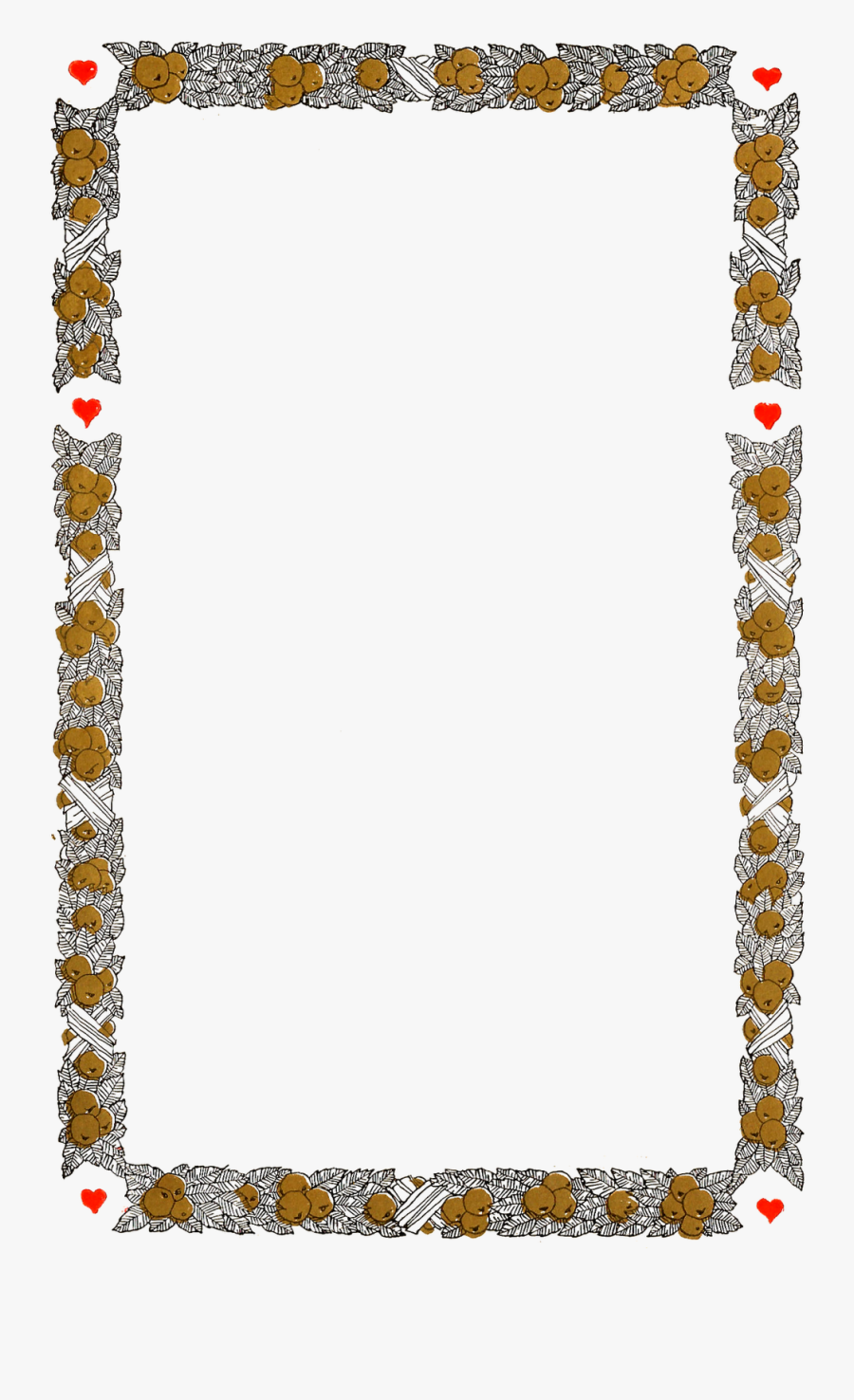 Gingerbread House Gingerbread Man Picture Frames Clip - Photoshop Frames Png, Transparent Clipart