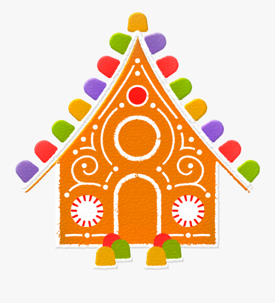 Gingerbread House, Transparent Clipart