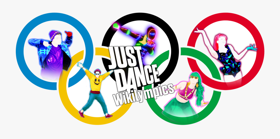 Just Dance Clip Art Image Wikilympics Wiki Clipart - Olympic Rings Poster, Transparent Clipart