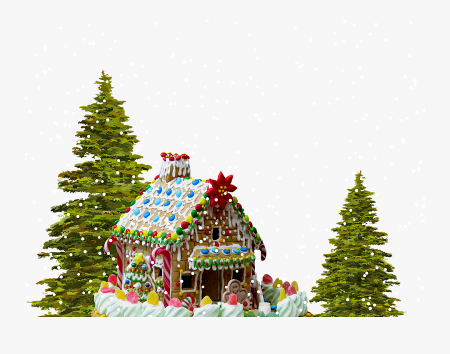 Christmas Gingerbread House Png, Transparent Clipart