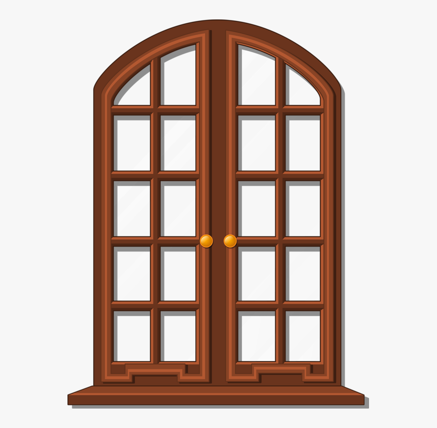 Curtains Clipart Gingerbread House Window - Doors Clipart, Transparent Clipart