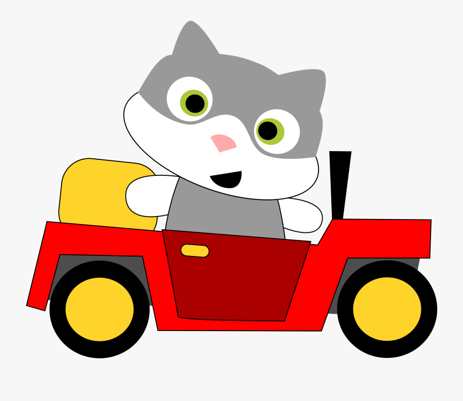 A Cat Driving Icons - Cat Driving Clip Art, Transparent Clipart