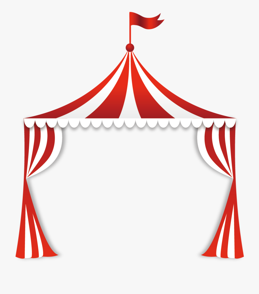 Circus Tent Clip Art - Circus Tent Transparent Background, Transparent Clipart