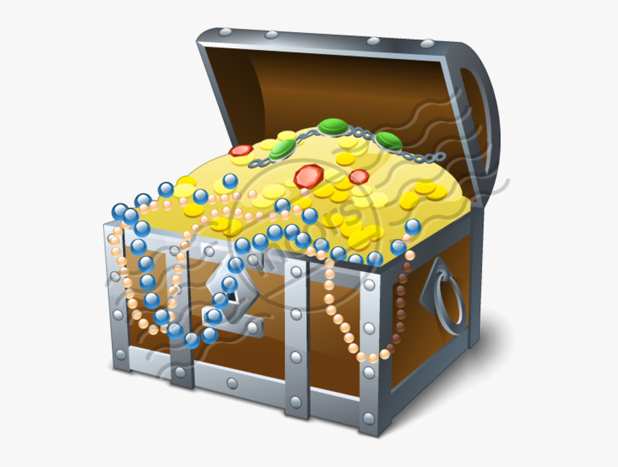 Open Treasure Chest Clipart, Transparent Clipart