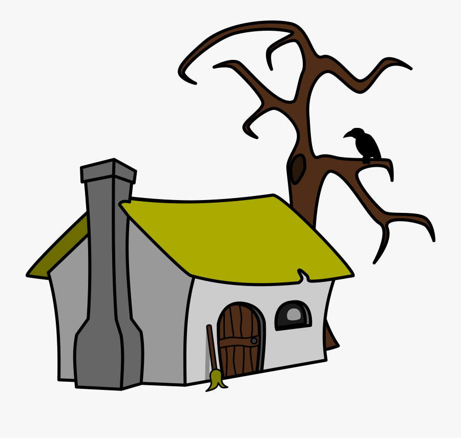 Tree,plant,artwork - Cottage Clip Art, Transparent Clipart