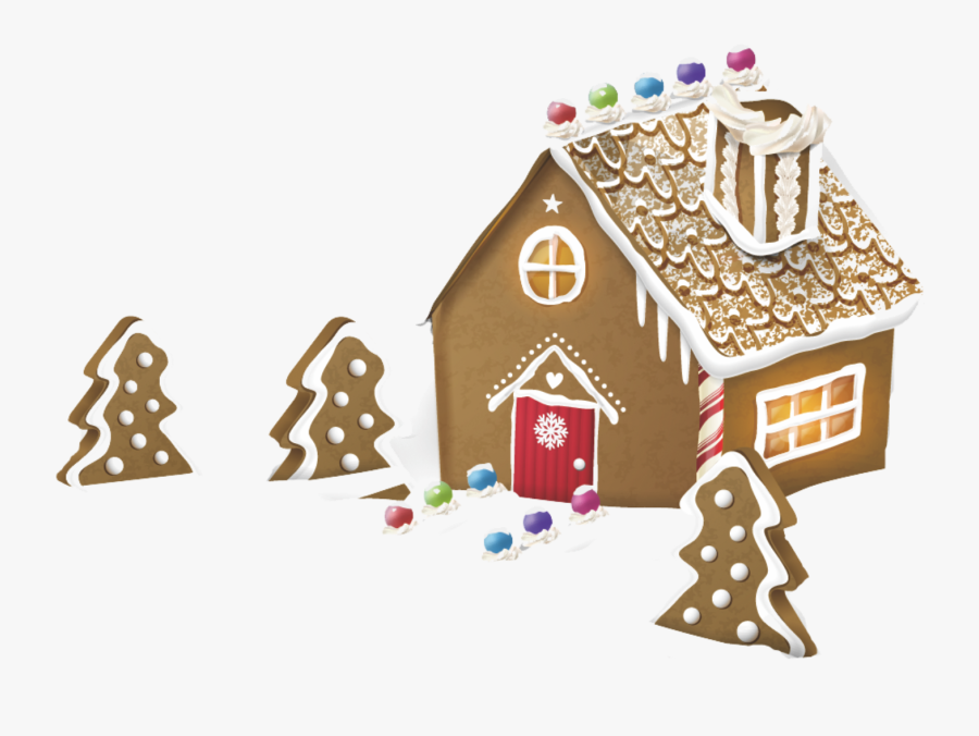 Clipart Houses Gingerbread Man - Png Christmas Clipart Gingerbread, Transparent Clipart