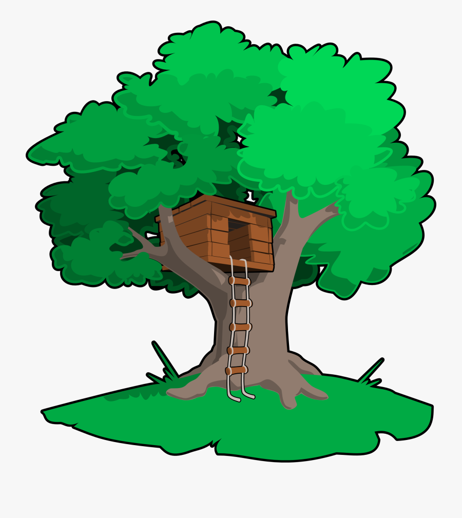Cute Home Clipart - Magic Tree House Tree House, Transparent Clipart