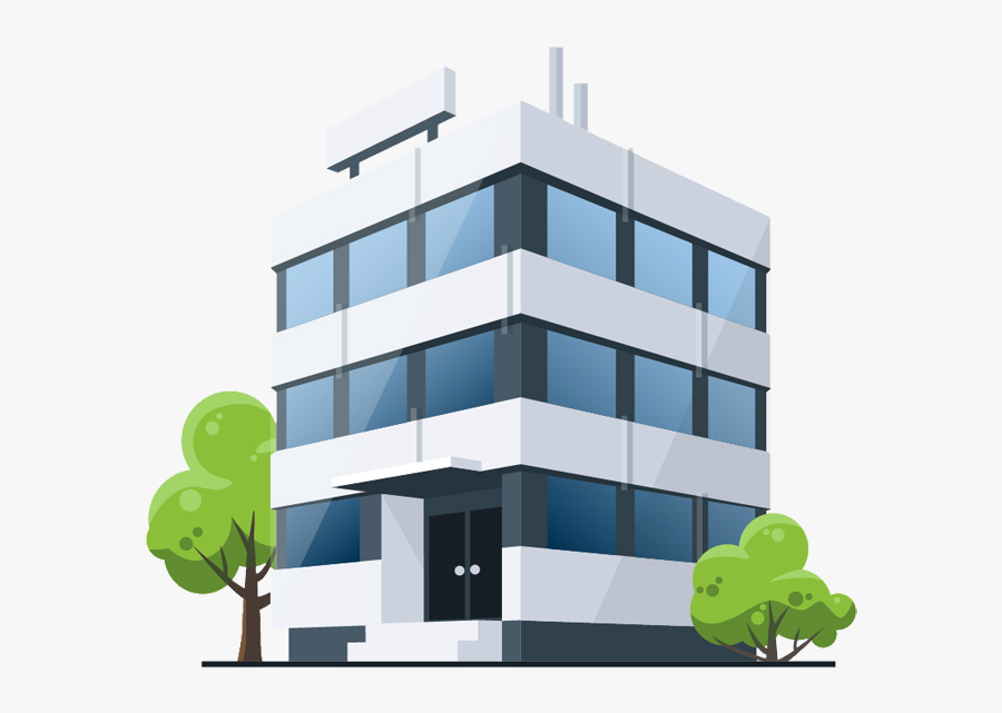 Building Medical Cartoon Office Royalty-free Free Download - Office Building Clipart, Transparent Clipart