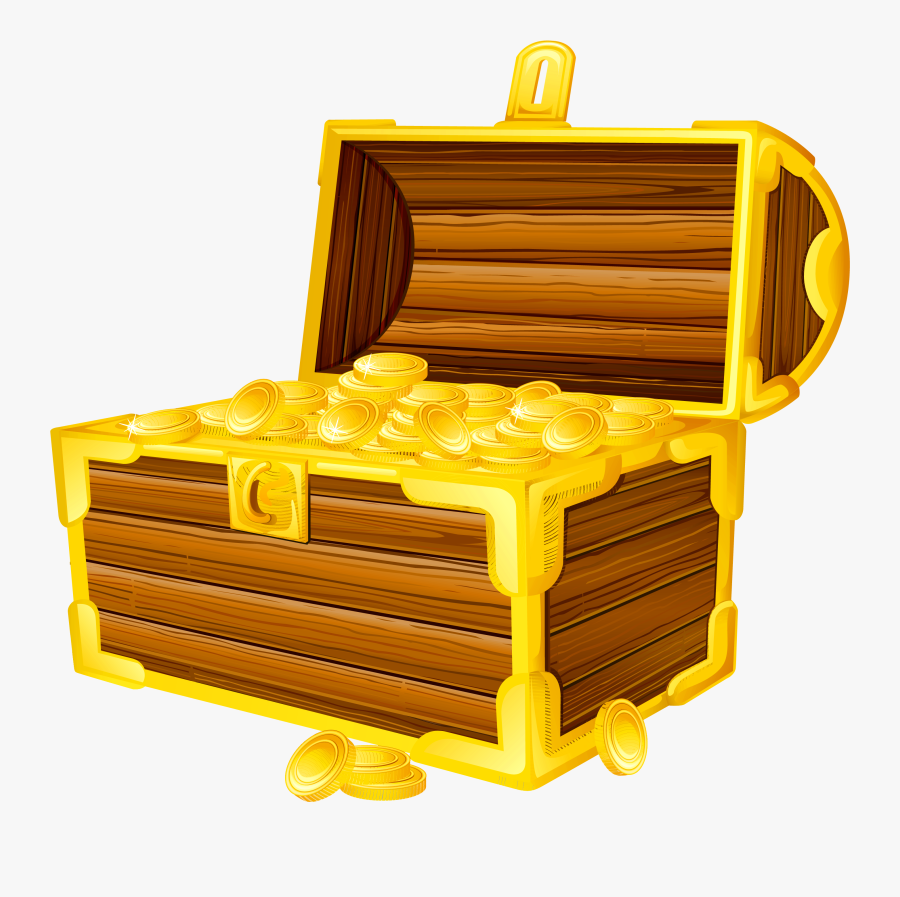 Clipart Treasure Chest Clipartfest - Treasure Chest Transparent Background, Transparent Clipart