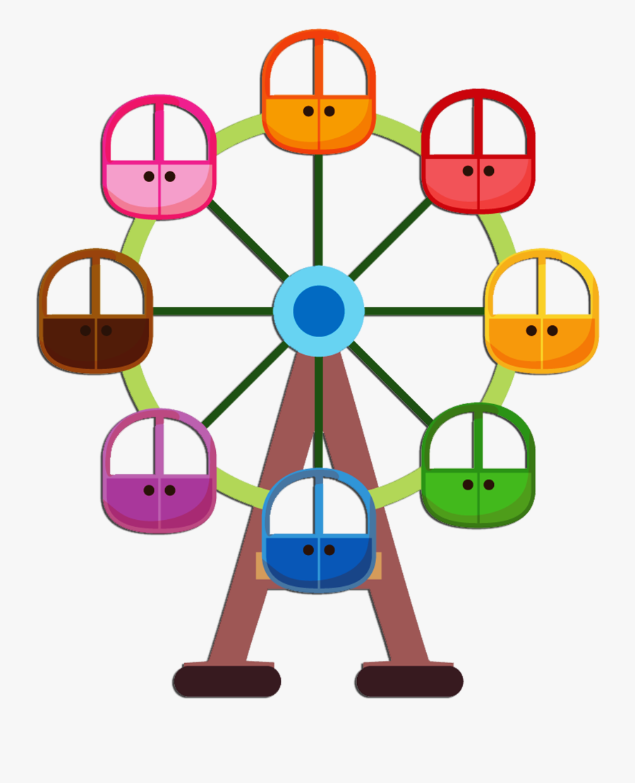 Transparent Chalkboard Clipart Png - Ferris Wheel Carriage Clip Art, Transparent Clipart