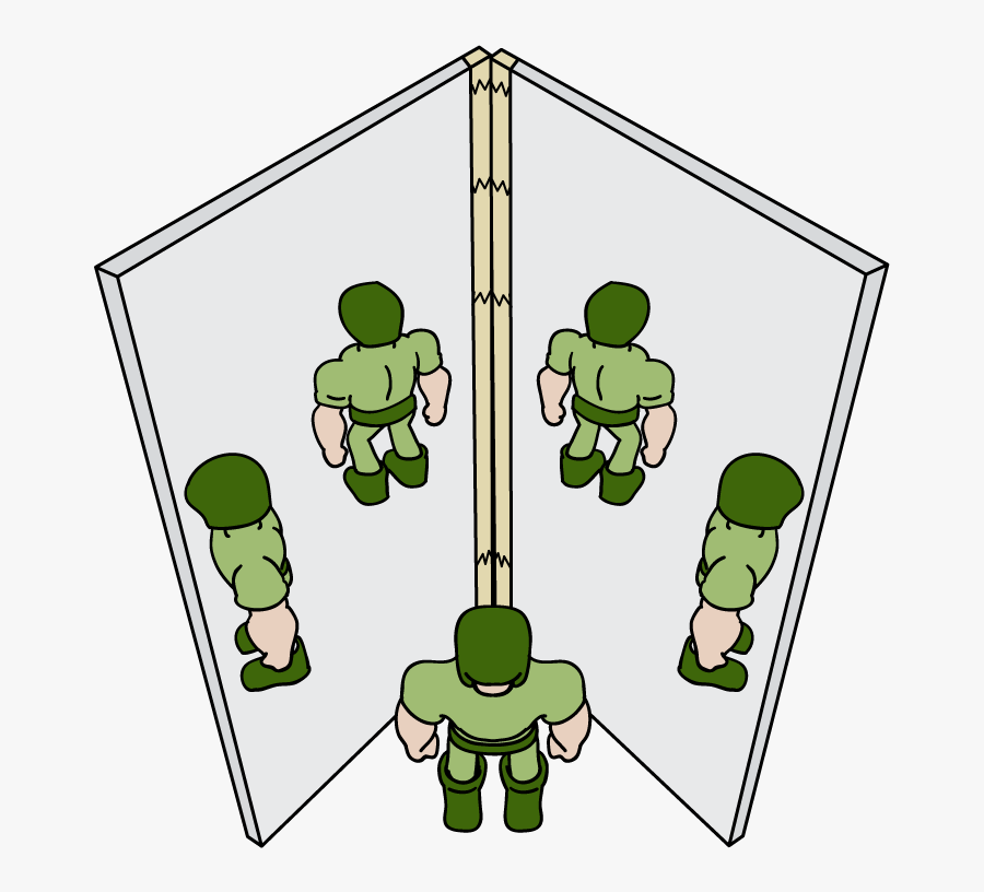 Plane Mirror Reflection Experiment - Light Reflection Clipart Png, Transparent Clipart