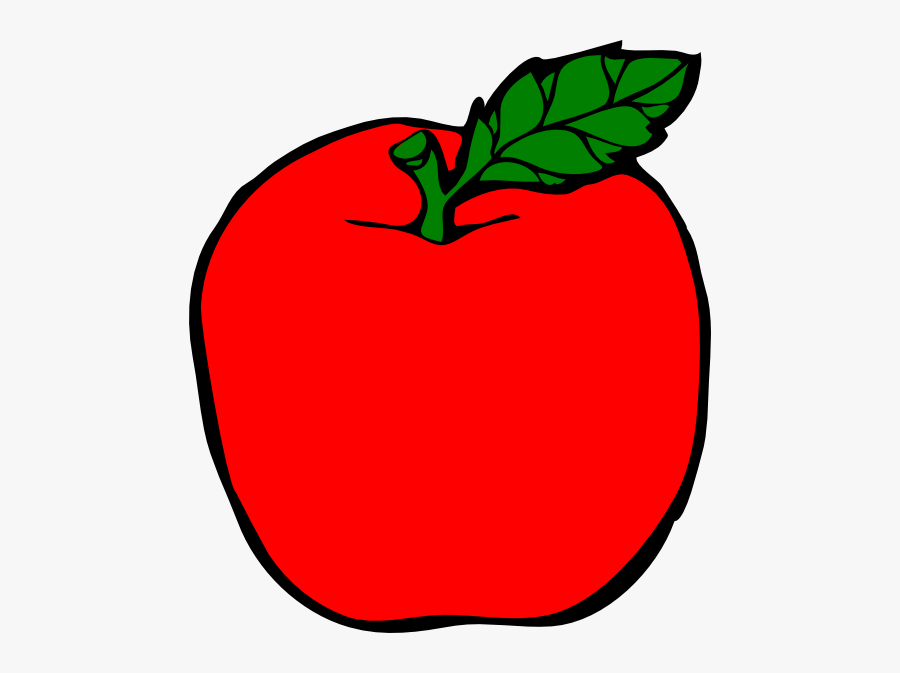 Red Apple Clipart, Transparent Clipart