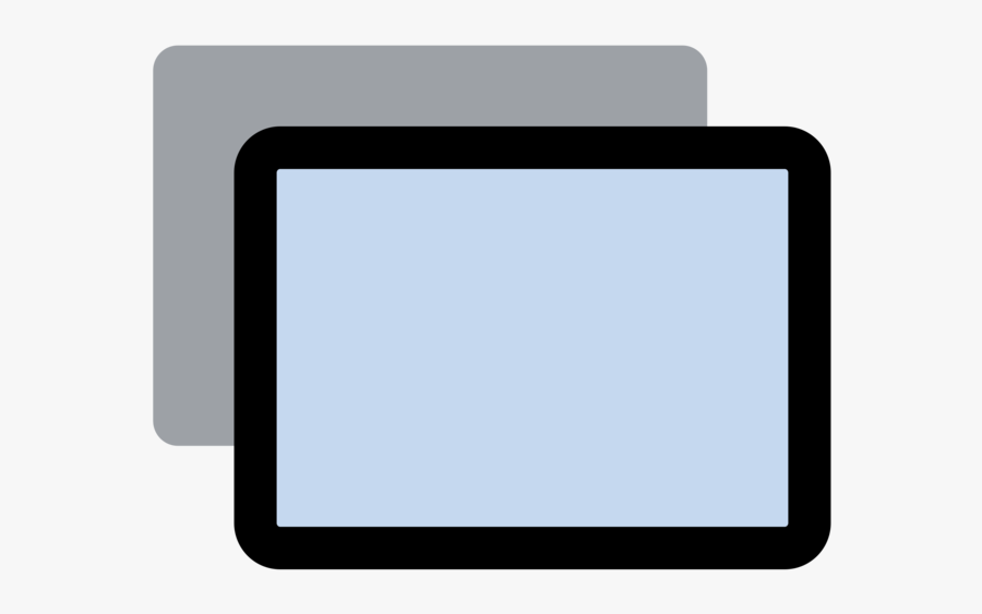 Multimedia,computer Icon,rectangle - Display Device, Transparent Clipart