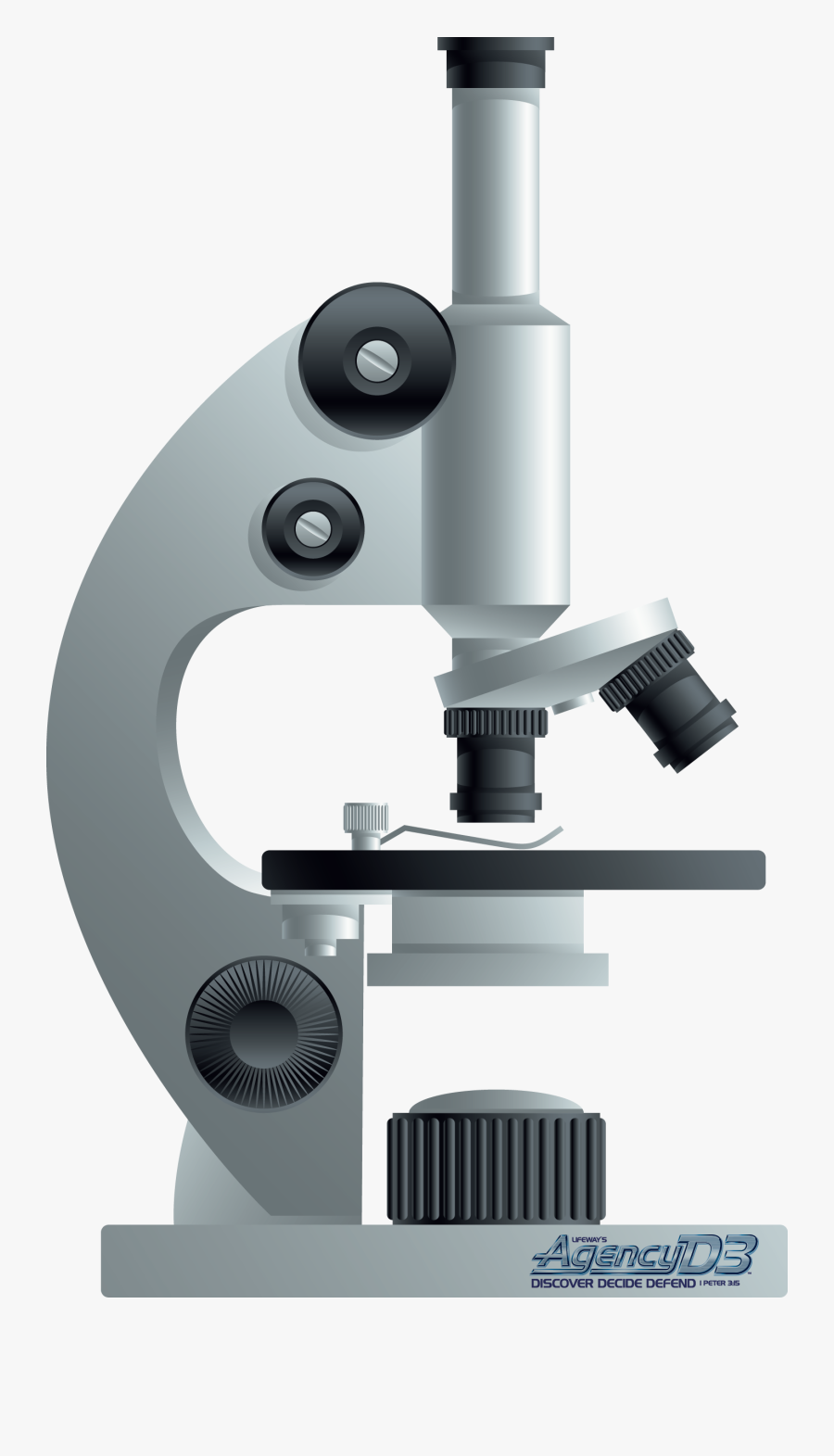 Microscope Slide Clipart - Science Lab Microscope Clip Art, Transparent Clipart