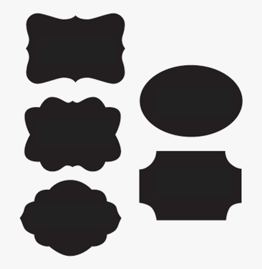Chalkboard Label Clipart - Transparent Chalkboard Label Stickers, Transparent Clipart
