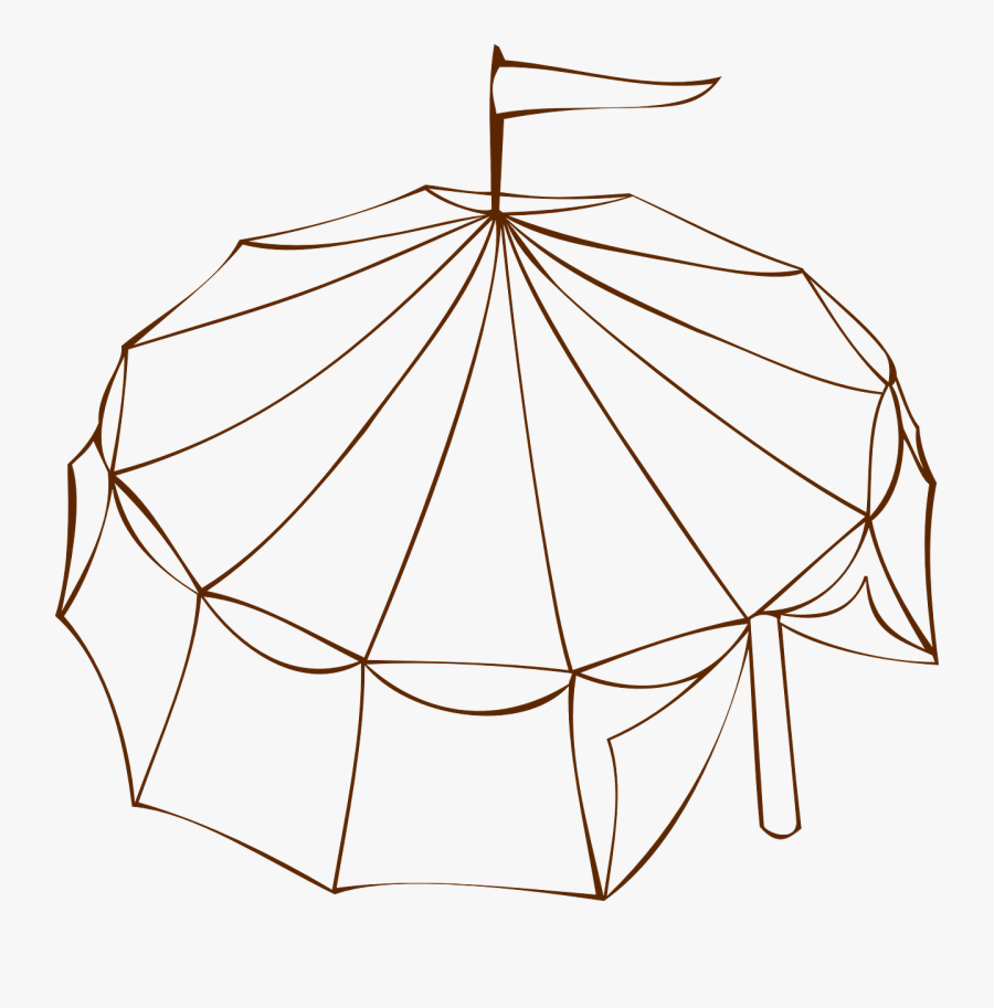 Rpg Map Symbols Circus Tent 2 - Circus Tent Clip Art, Transparent Clipart