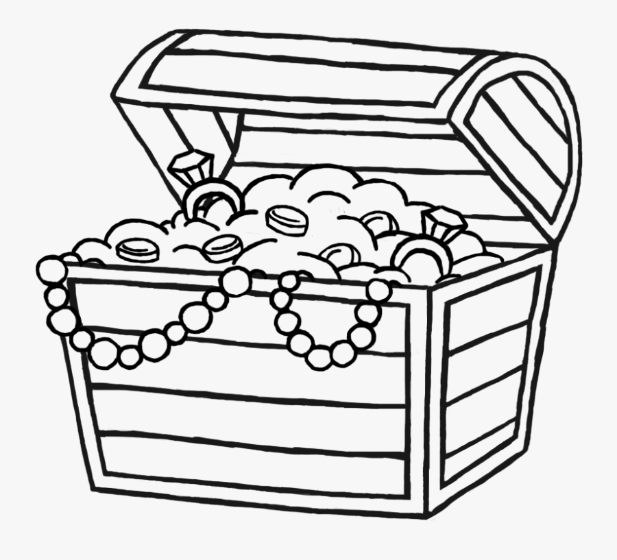 Game Design Designing A Treasure Chest Development - Treasure Clipart Black And White, Transparent Clipart