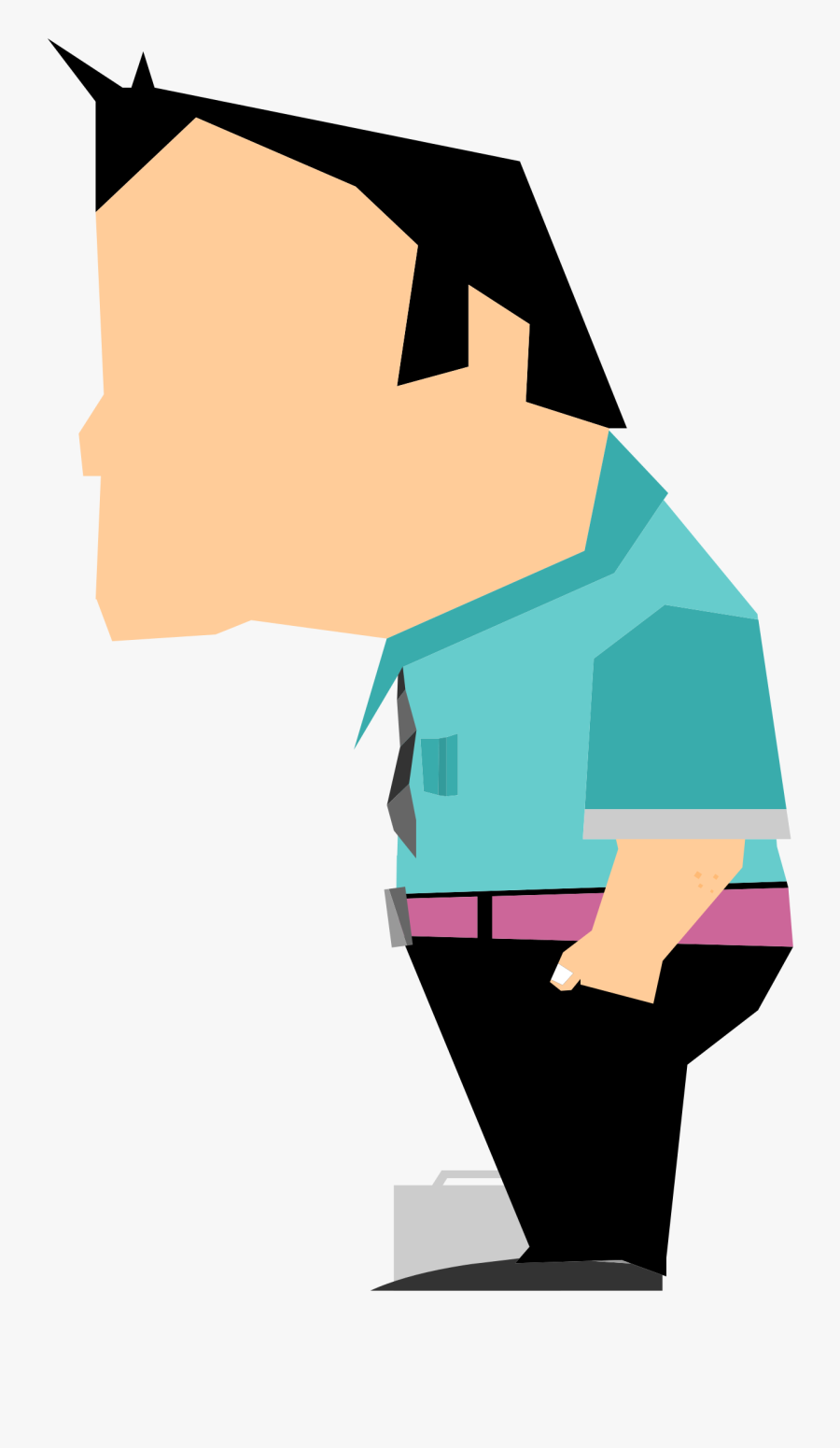Clipart - Man Flat Design Png, Transparent Clipart