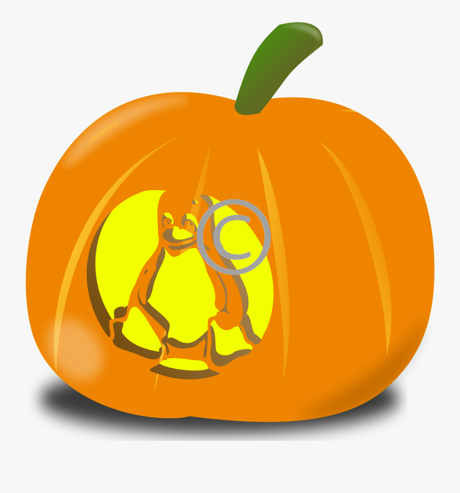 Squash Clipart Orange Fruit Vegetable Free Clipart - Pumpkin, Transparent Clipart