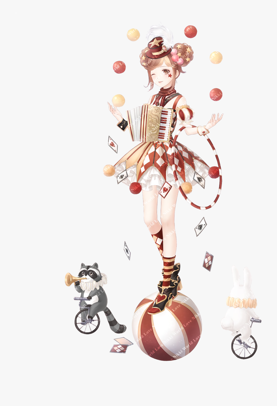 10 February Nikki Festival Circus Miracle Figurine - Love Nikki Circus Night, Transparent Clipart