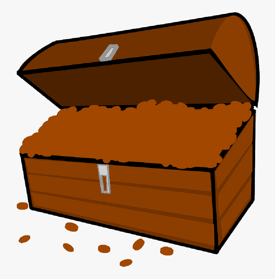 Pirate Treasure Chest Clipart At Getdrawings - Cartoon Treasure Chest Png, Transparent Clipart