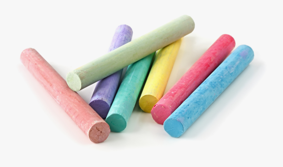 Colored Chalk, Transparent Clipart