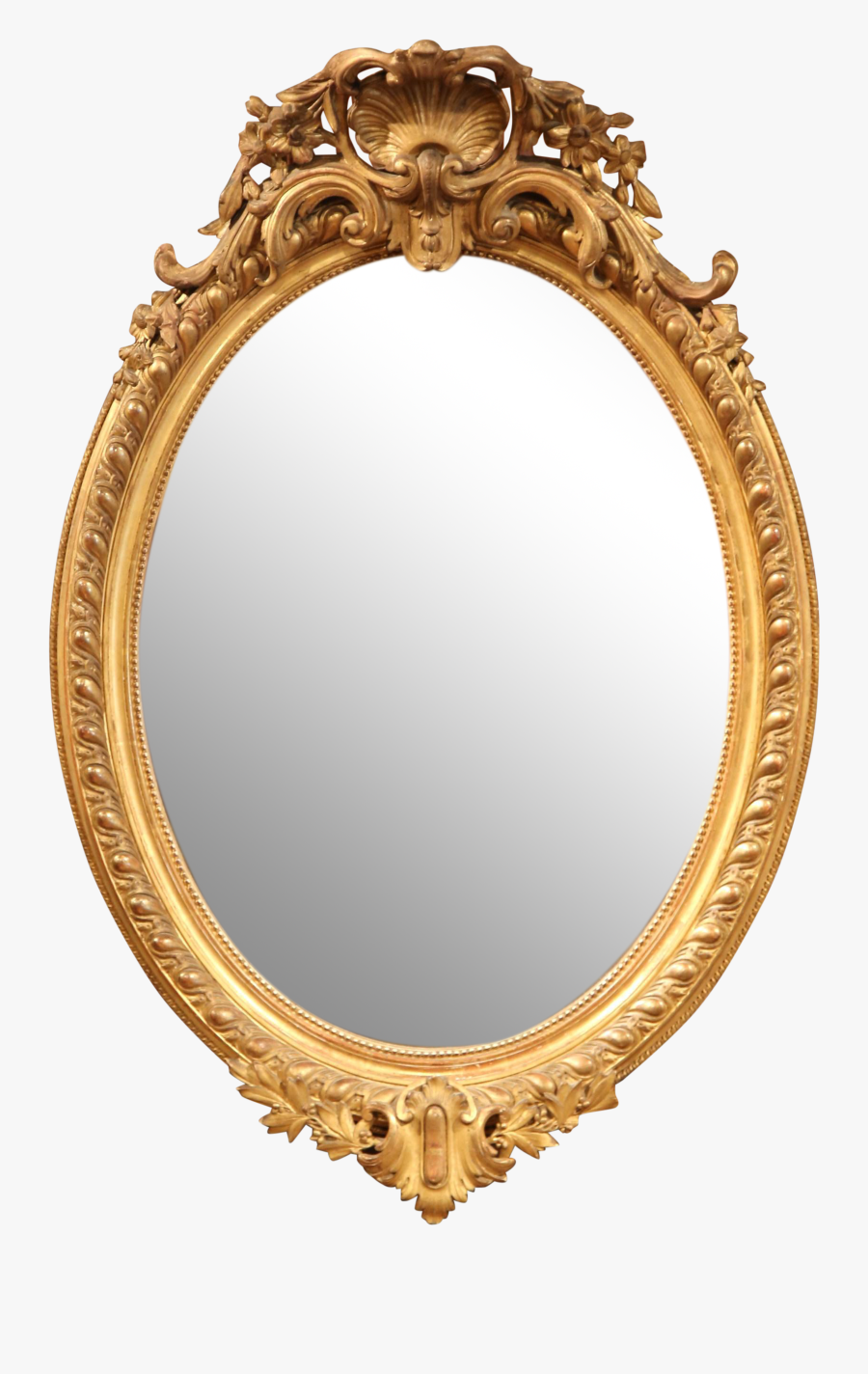 Gold Oval Mirror Clip Art At Clker Com Vector Clip Ar - vrogue.co