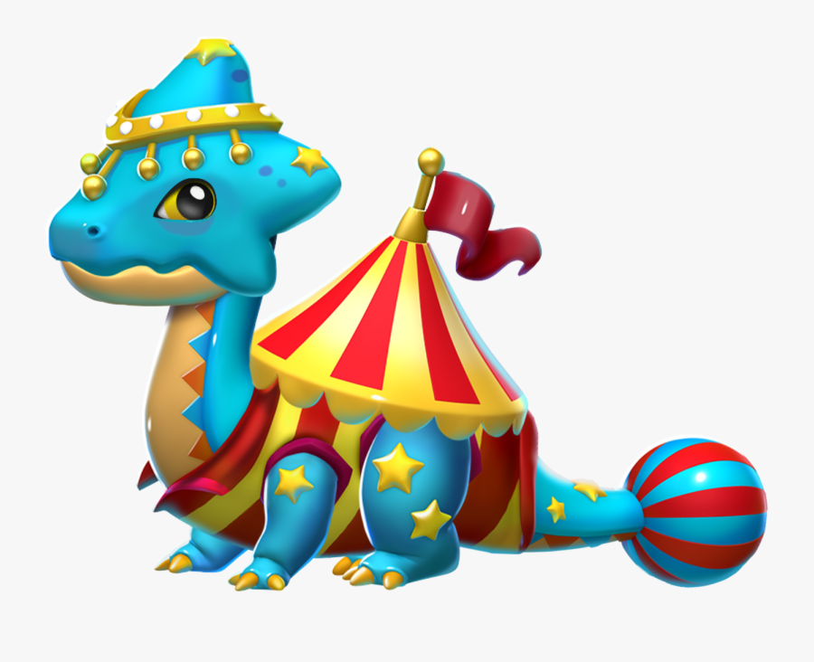 Dragon Mania Legends Circus Dragon Clipart , Png Download - Dragon Mania Circus Dragon, Transparent Clipart