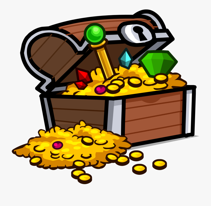 Vector Library Underwater Treasure Chest Clipart - Osama Bin Laden Con Fortuna, Transparent Clipart
