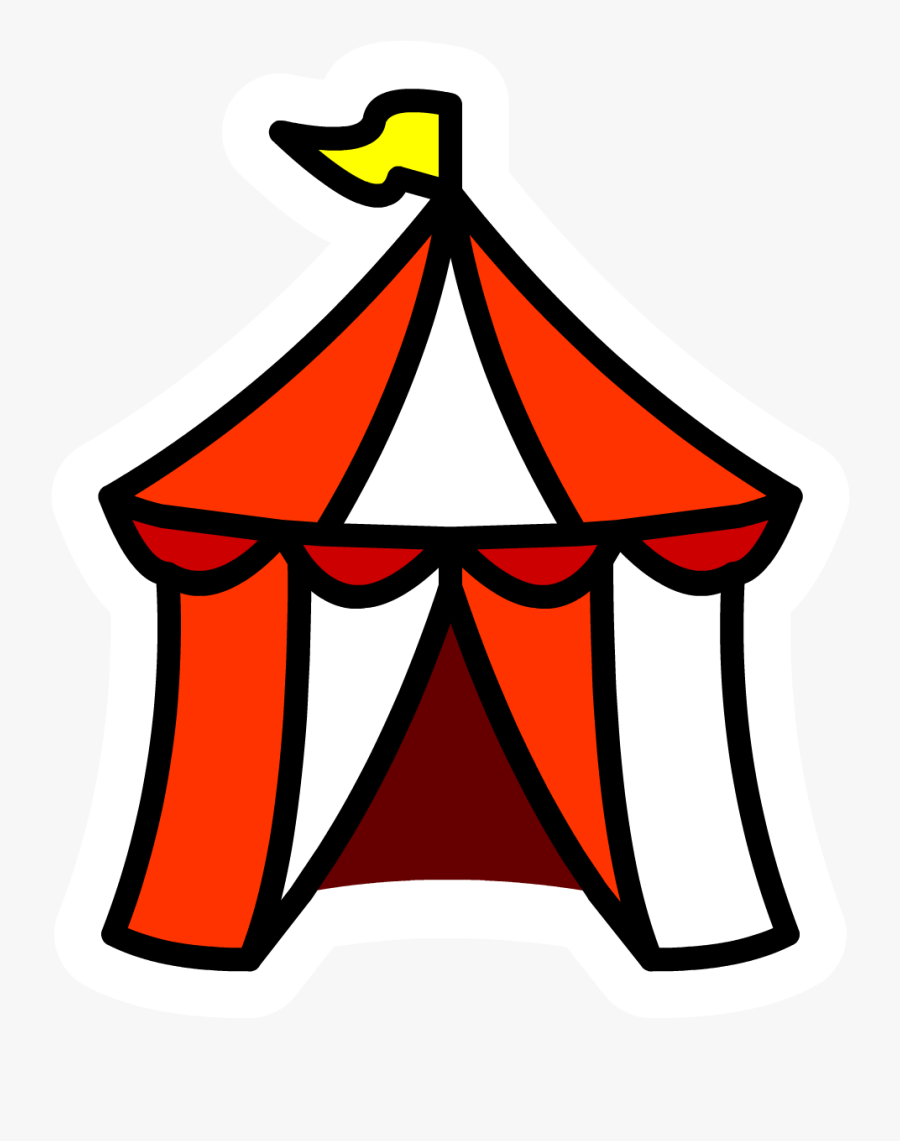 Clipart Circus Tent - Silhouette Carnival Tent Clipart, Transparent Clipart