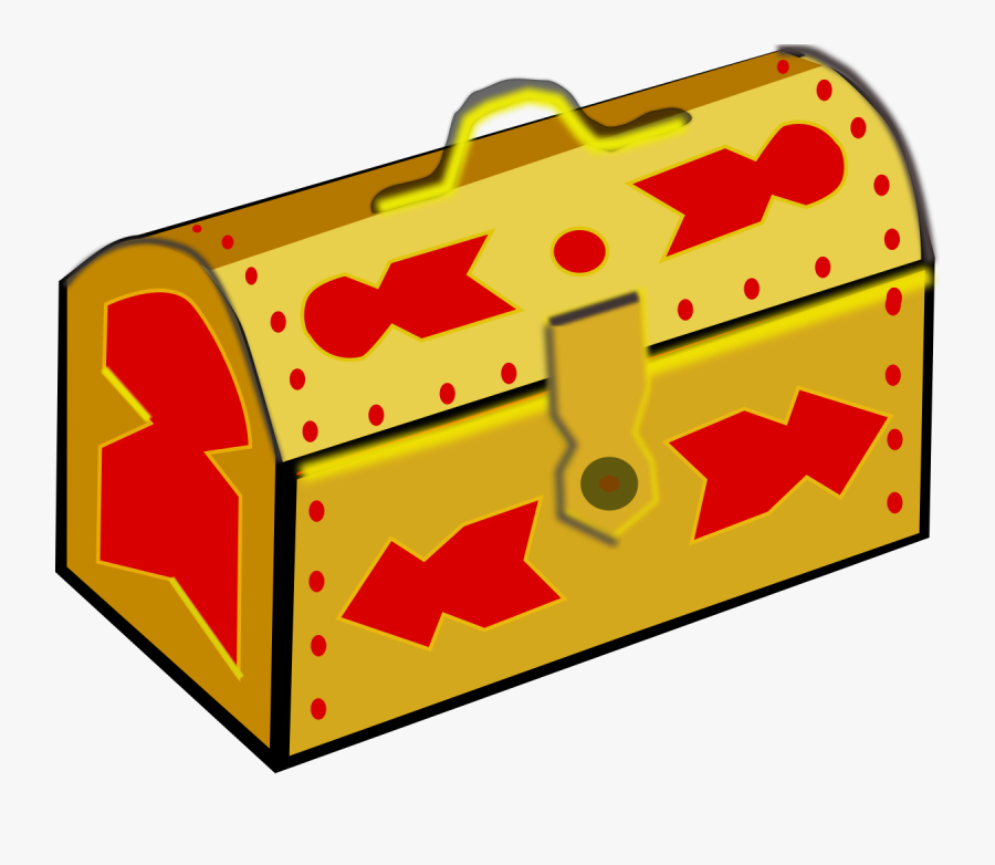 Treasure-chest Svg Clip Arts - Treasure Chest Clip Art, Transparent Clipart