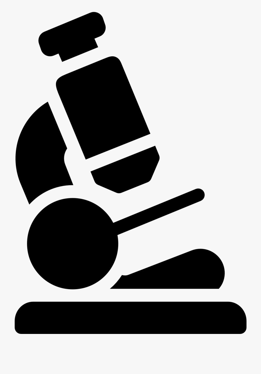See Here Microscope Clipart Transparent - Transparent Microscope Logo Vector, Transparent Clipart