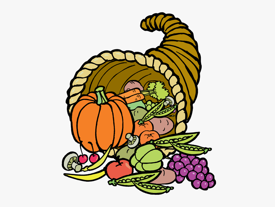 Transparent Happy Thanksgiving Clipart - Free Clip Art Cornucopia, Transparent Clipart