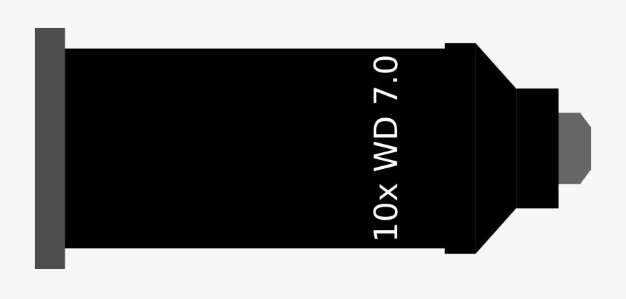 Transparent Microscope Clipart Black And White - Carmine, Transparent Clipart