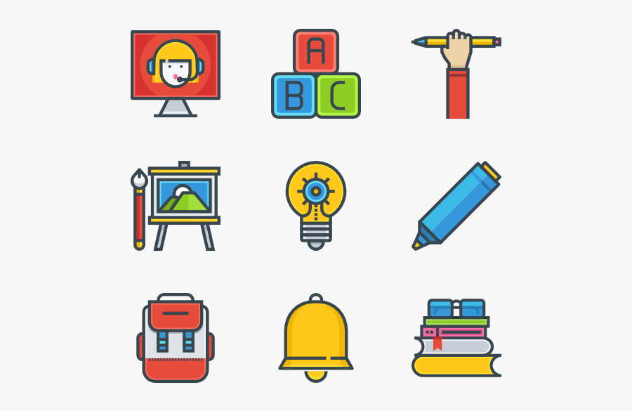 School, Transparent Clipart