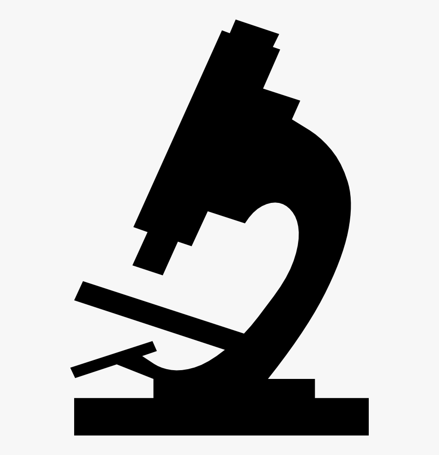 Microscope Clipart Silhouette Files - Silhouette Microscope Png, Transparent Clipart
